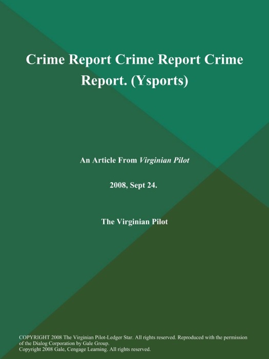 Crime Report Crime Report Crime Report (Ysports)