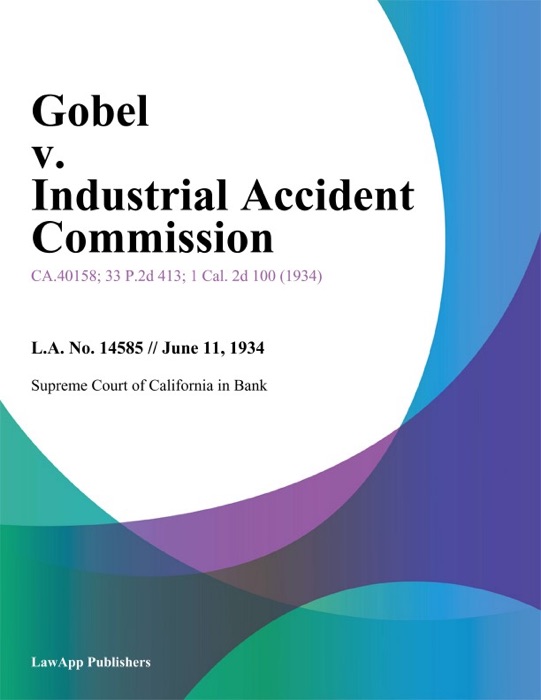 Gobel v. Industrial Accident Commission