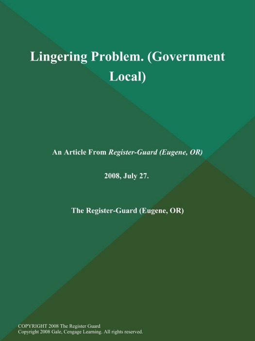 Lingering Problem (Government Local)