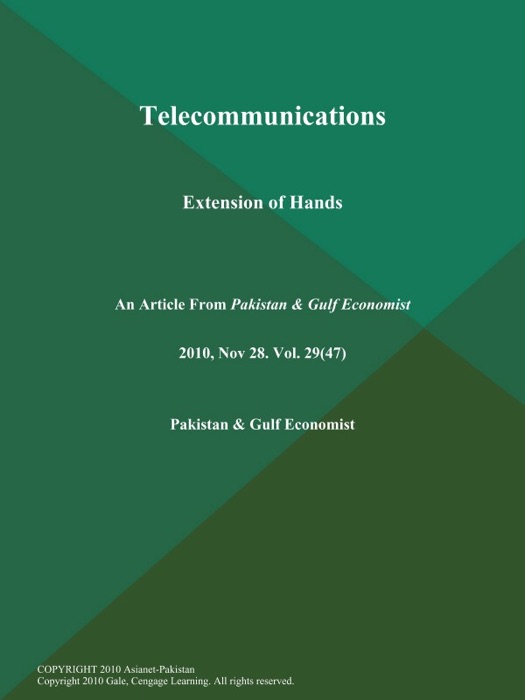 Telecommunications: Extension of Hands