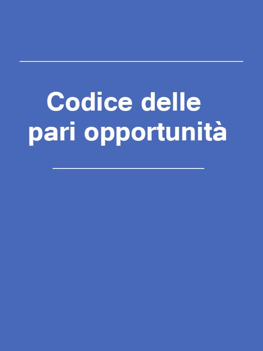 Codice delle pari opportunità