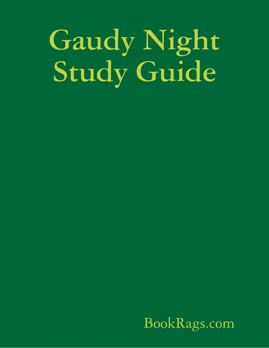 Gaudy Night Study Guide