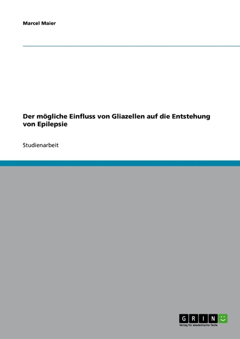 Der mögliche Einfluss von Gliazellen auf die Entstehung von Epilepsie