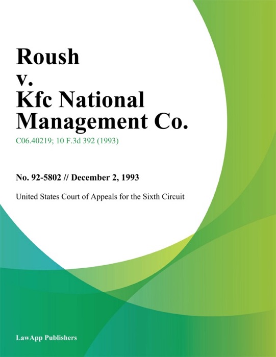 Roush V. Kfc National Management Co.