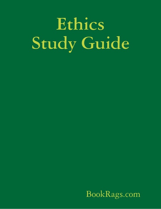 Ethics Study Guide