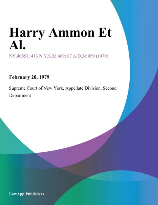 Harry Ammon Et Al.