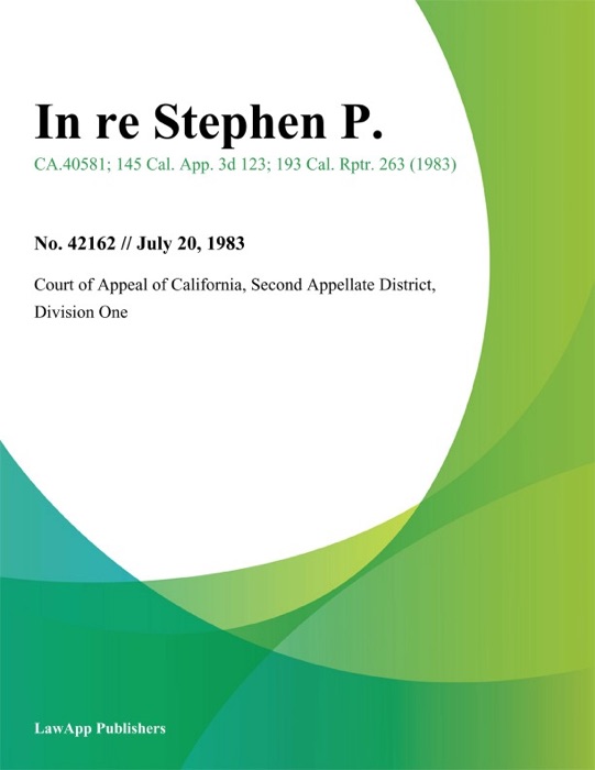 In Re Stephen P.