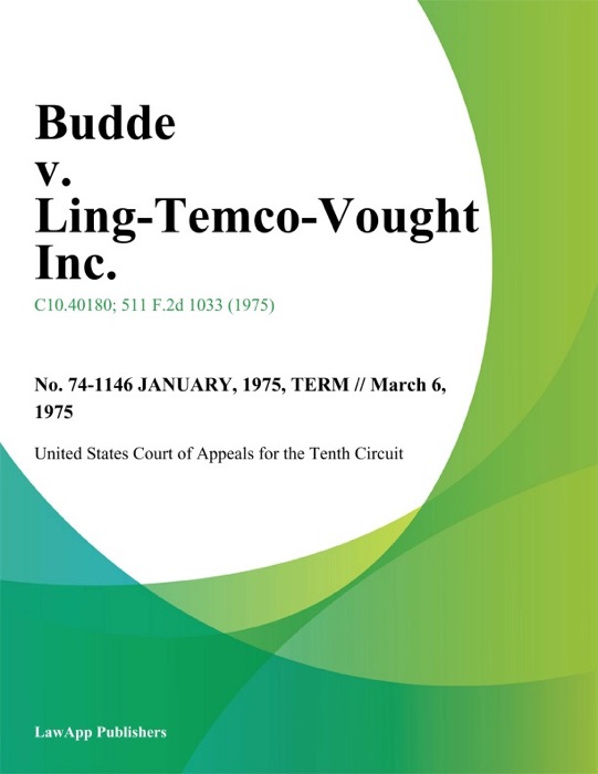 Budde v. Ling-Temco-Vought Inc.