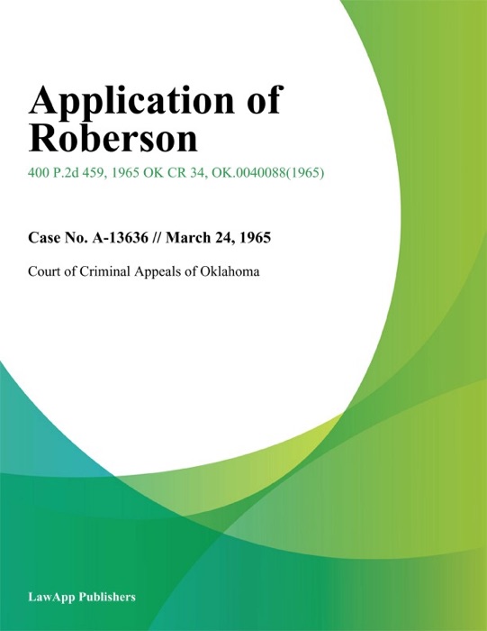 Application of Roberson