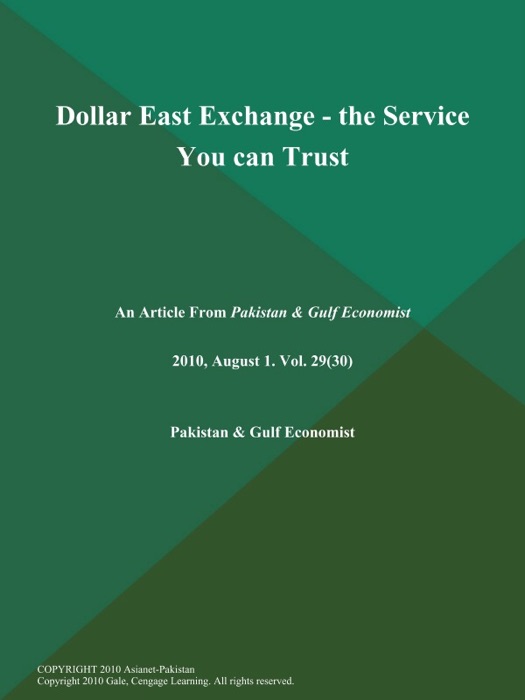 DOLLAR EAST EXCHANGE - THE SERVICE YOU CAN TRUST