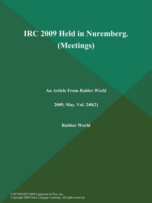 IRC 2009 Held in Nuremberg (Meetings)