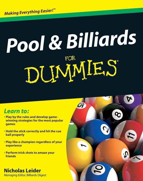 Pool and Billiards For Dummies