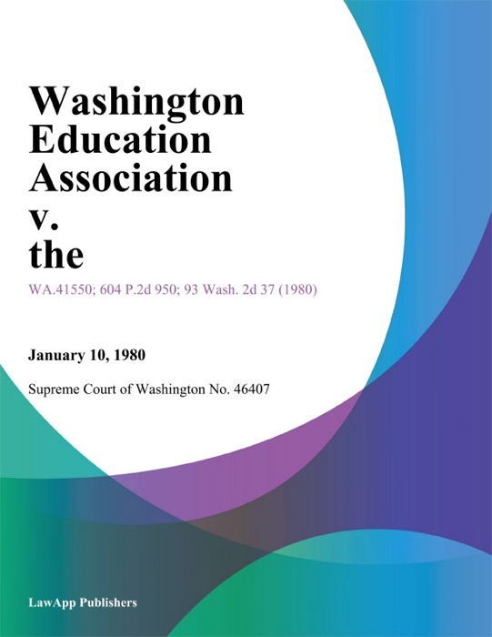 Washington Education Association v. the