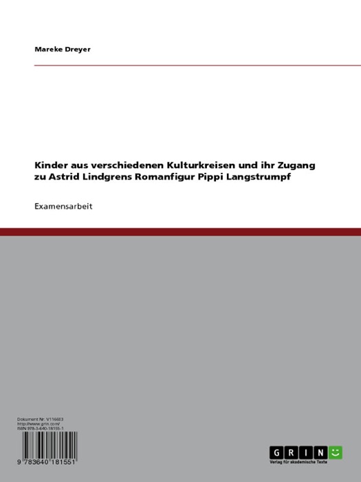 Kinder aus verschiedenen Kulturkreisen und ihr Zugang zu Astrid Lindgrens Romanfigur Pippi Langstrumpf