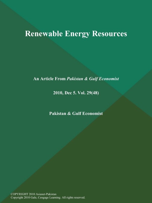 Renewable Energy Resources