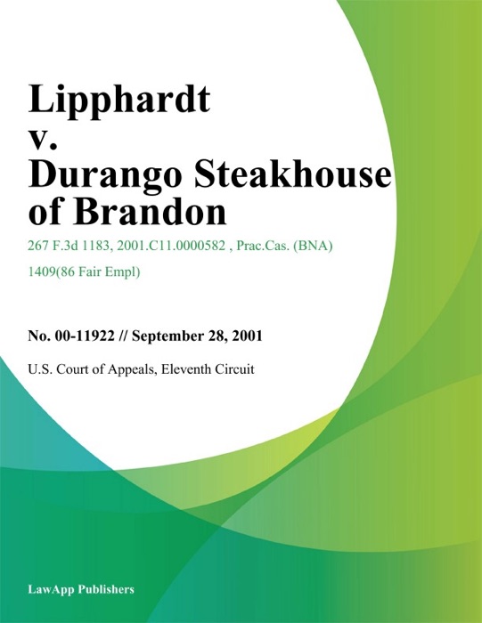 Lipphardt v. Durango Steakhouse of Brandon