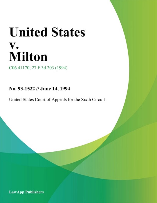 United States V. Milton