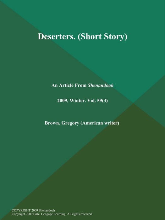 Deserters (Short Story)