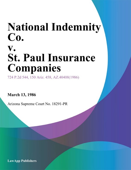 National Indemnity Co. v. St. Paul Insurance Companies