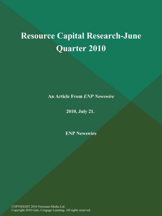 Resource Capital Research-June Quarter 2010
