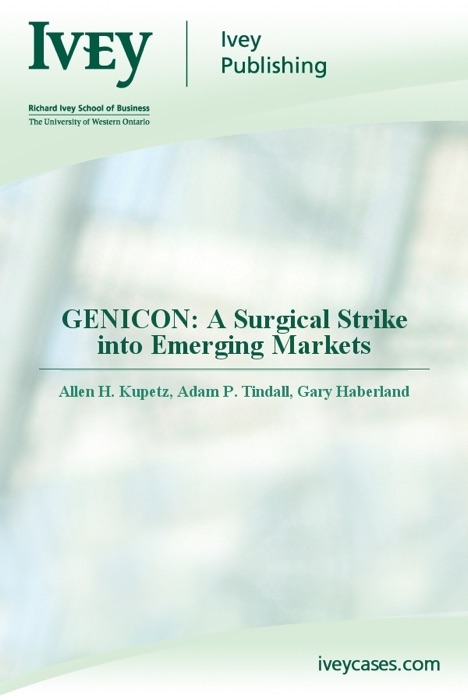 Genicon: A Surgical Strike Into Emerging Markets