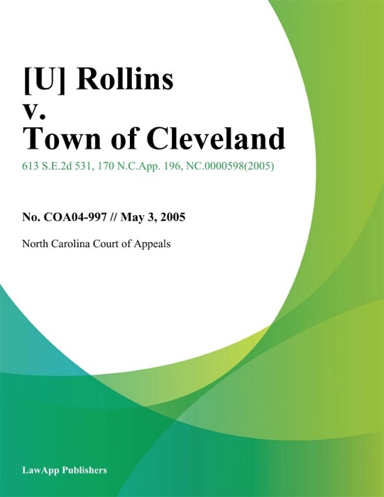 Rollins v. Town of Cleveland