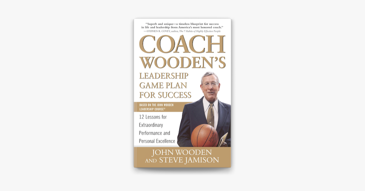 ‎Coach Wooden's Leadership Game Plan for Success: 12 Lessons for ...