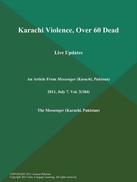 Karachi Violence, Over 60 Dead: Live Updates