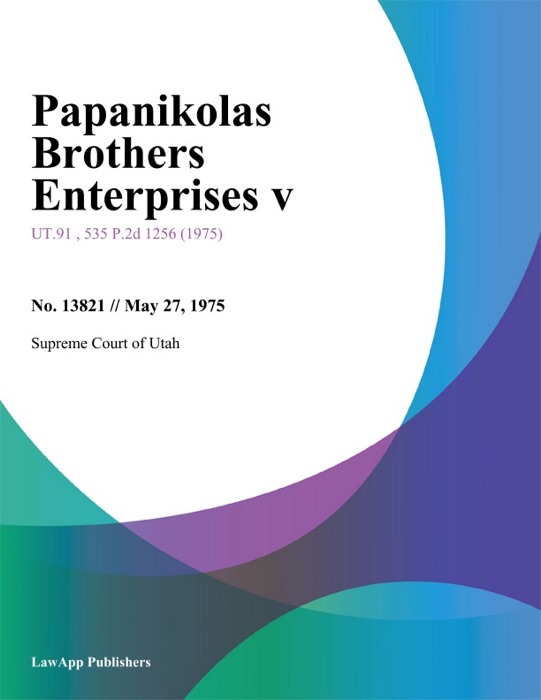 Papanikolas Brothers Enterprises V.