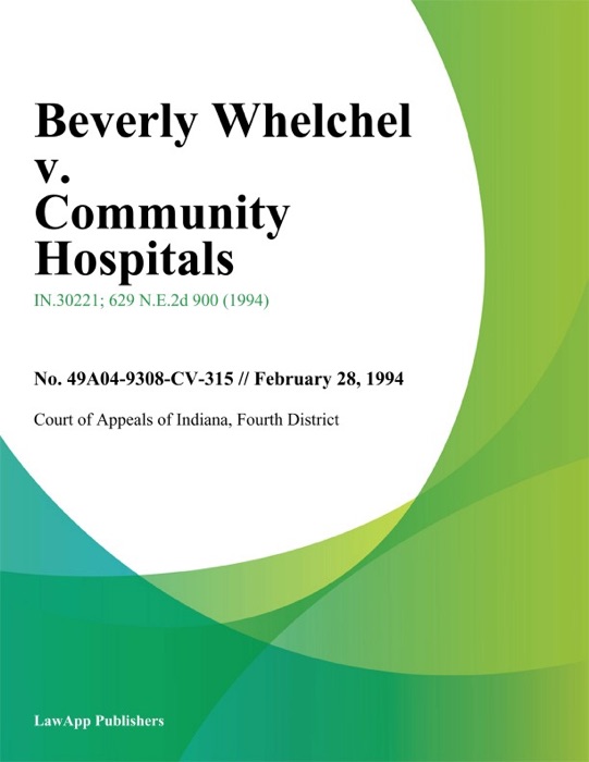 Beverly Whelchel v. Community Hospitals