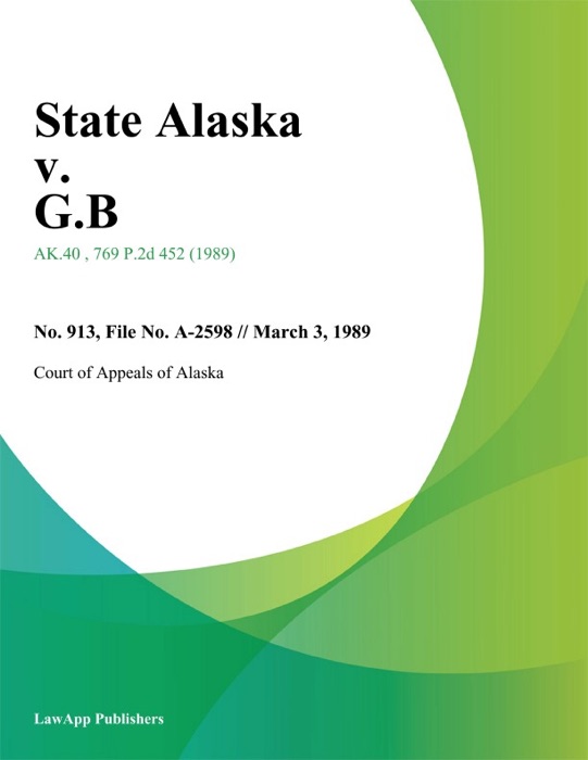 State Alaska v. G.B.