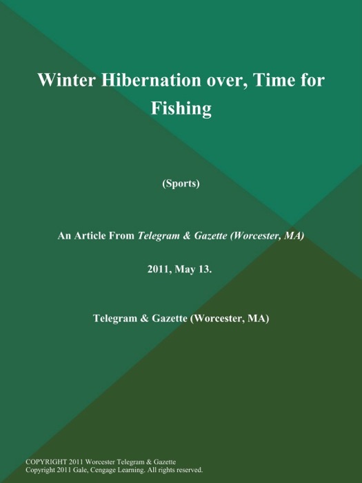 Winter Hibernation over, Time for Fishing (Sports)