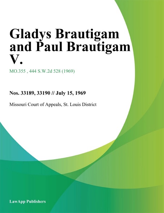 Gladys Brautigam and Paul Brautigam V.