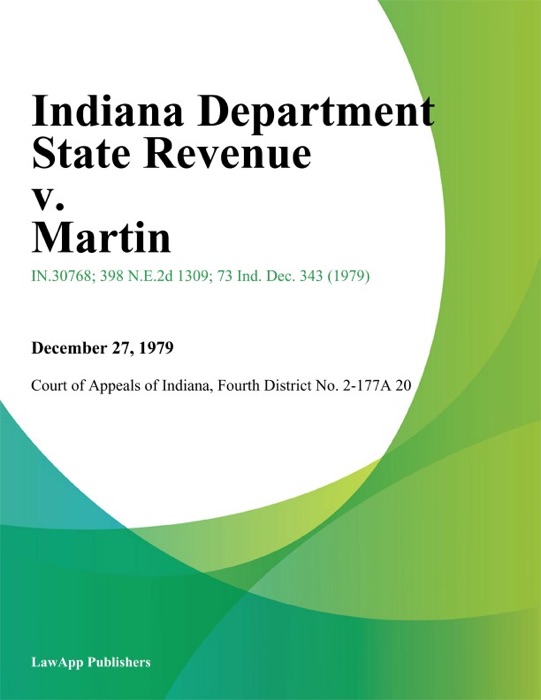 Indiana Department State Revenue v. Martin