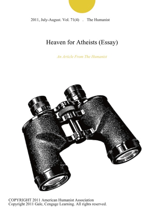 Heaven for Atheists (Essay)