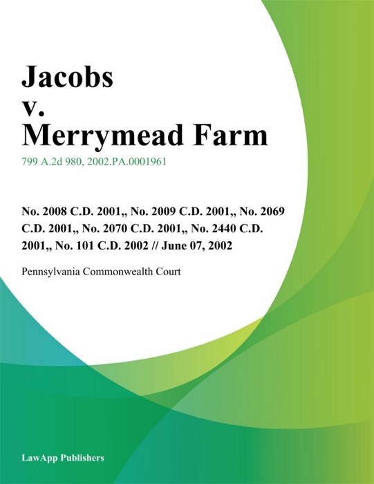 Jacobs v. Merrymead Farm