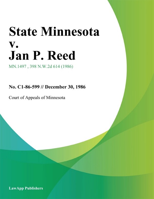 State Minnesota v. Jan P. Reed