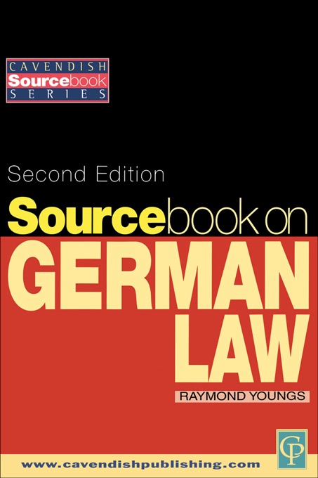 Sourcebook on German Law