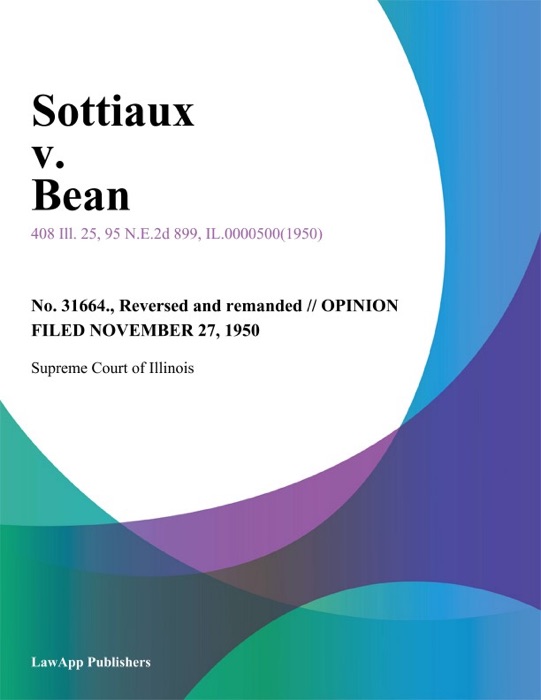 Sottiaux v. Bean