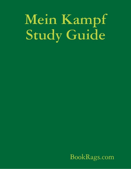 Mein Kampf Study Guide