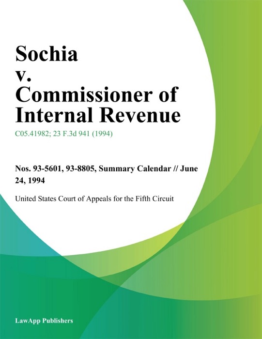 Sochia v. Commissioner of Internal Revenue