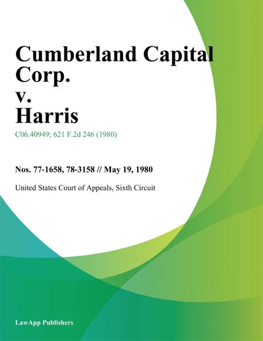 Cumberland Capital Corp. v. Harris