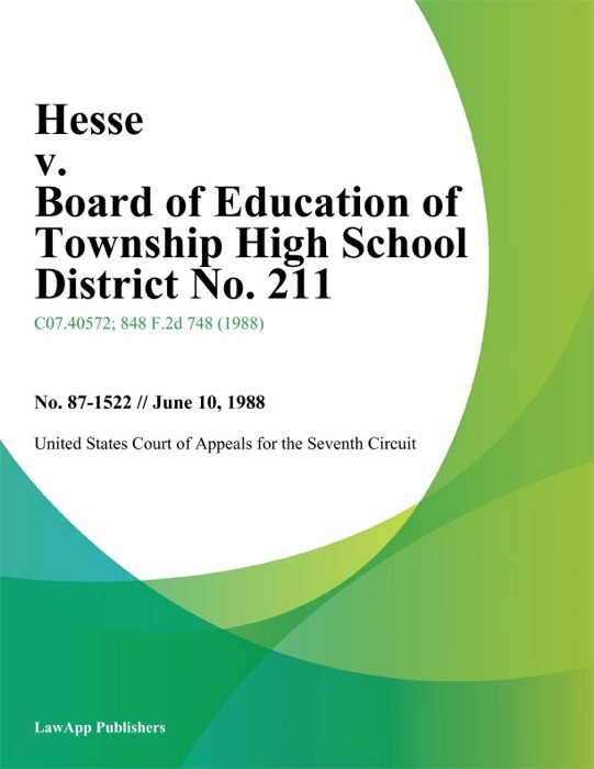 Hesse v. Board of Education of Township High School District No. 211