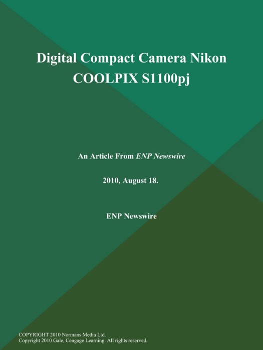 Digital Compact Camera Nikon COOLPIX S1100pj