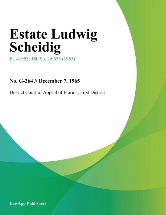 Estate Ludwig Scheidig