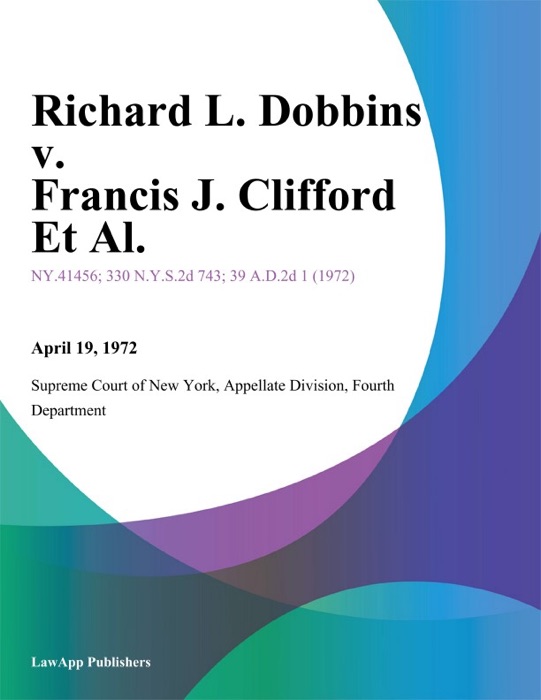 Richard L. Dobbins v. Francis J. Clifford Et Al.