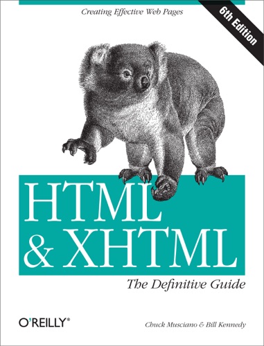 HTML XHTML The Definitive Guide