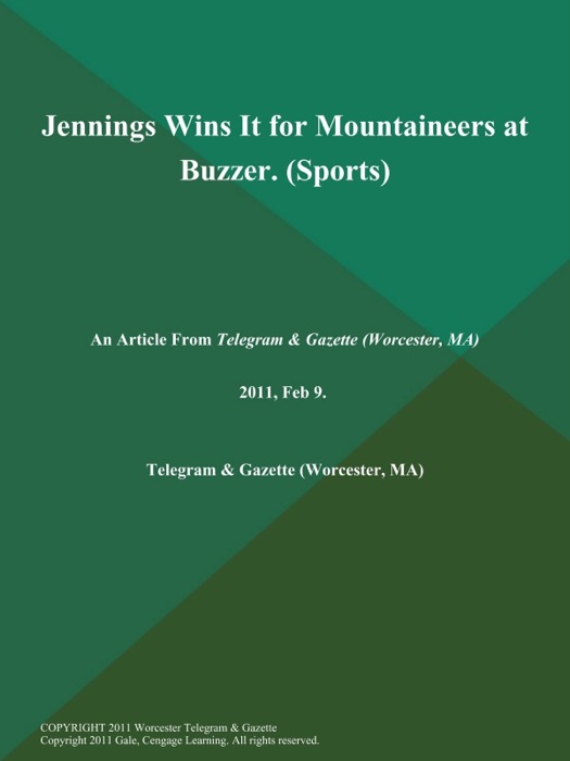 Jennings Wins It for Mountaineers at Buzzer (Sports)