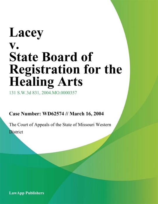 Lacey v. State Board of Registration for the Healing Arts