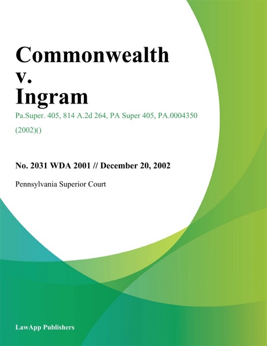 Commonwealth V. Ingram